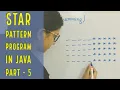 Top Star pattern program in java Easy logic and Tricks Hindi - Urdu Part-5
