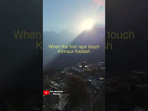 Sunrise over Kinnaur Kailash #shiva #mahadev #kailash #sunrise #shivshankar