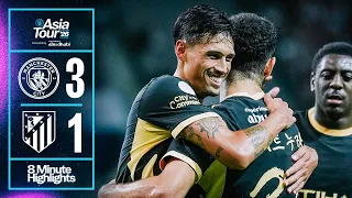 HIGHLIGHTS Man City 3-1 Atletico Madrid The Blues end their pre-season Asia tour with a win