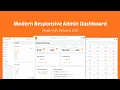 Modern Admin Dashboard UI Tailwind CSS HTML JavaScript