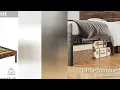 Fluest Metal Queen Bed Frame 800lb Capacity Under-Bed Storage Easy Assembly