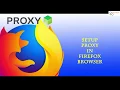 Setting up HTTP proxy in Firefox browser Proxy server for firefox Being anonymous