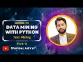 17 1 Text Mining Part-A Data mining with Python in English
