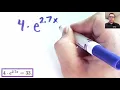Solve Exponential Equations Using Logarithms in Base 10 and Base e