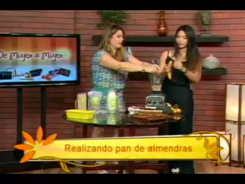 Realizando pan de almendras