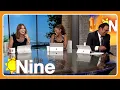 The Nine can t stop laughing live on-air