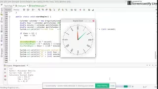 Digital clock in java