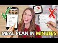 5-Minute Meal Planning Hack never stress about dinner again
