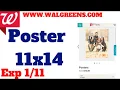 POSTER 11X14 1 99 Walgreens