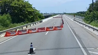 BR 304 PONTE INTERDITADA EM ARACATI RESTRIÇÃO 40 TONELADAS  PESO BRUTO TOTAL 14/02/2025.