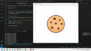 Cookie clicker in Python Turtle 2 - displaying a gif instead of a turtle