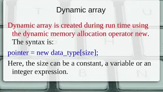 Class 16 Dynamic Array