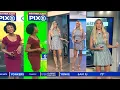 Stacy-Ann Gooden Liv Johnson for PIX11 NY with Weather Traffic reports for August 10 2026