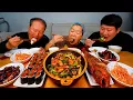 Scorched Rice Soup with Seafood - Mukbang eating show