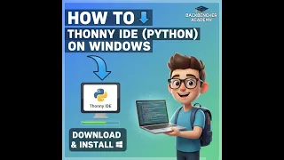 How to Download Install Thonny IDE for Python on Windows Step-by-Step Setup for Beginners