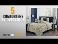 Top 10 Overstock Comforters 2018 Elight Home Feng-shui embroidery 7 piece comforter set Queen