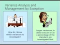 Analyzing and Reporting Variances