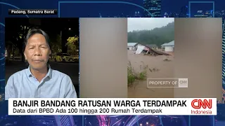 Laporan Terkini Banjir Bandang di Padang, Ratusan Warga Terdampak
