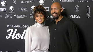 Nathalie Emmanuel and Alex Lanipekun at the closing night of the 2026 HollyShorts Film Festival