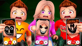 NIGDY NIE ODBIERAJ TELEFONÓW OD ZŁEJ PATI, SEBKA, SMILESLOW na BROOKHAVEN w Roblox!