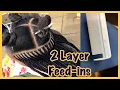 2 LAYERS MIDDLE PART SMALL FEED-IN BRAIDS