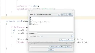 How to Make a JFrame GUI Music Player In Java Simple
