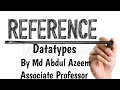 References Types VS Pointer