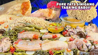 Pork Fats SINIGANG Taba ng Baboy Pork Belly, Pork Trotters, Soy Garlic Fried Rice asmr AMAZING FOODS