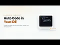 AlphaView AI - Auto Typing Code in IDE Real-Time AI Assistant