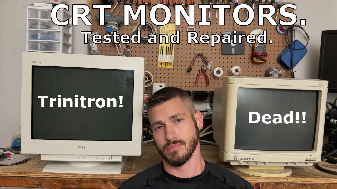 CRT Monitors. Tested and Repaired.