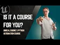 Who is Unreal Python Automation course for What are required skills