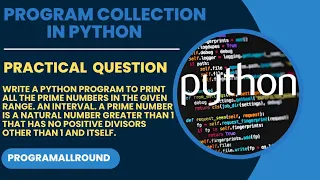 find prime number in given range in python in hindi