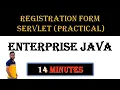 Enterprise Java Practical 2 using servlet store data on mysql xmapp sever