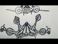 Futuristic Fighter Jet Drawing Easy Sci-Fi Aircraft Sketch Prayag s Rainbow Studio