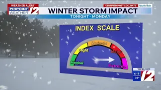 WPRI 12 Weather Forecast 26 Significant Winter Storm Tonight Through Monday