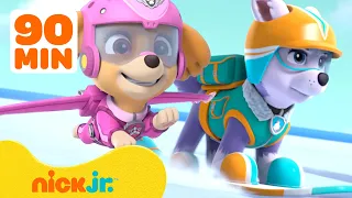 PAW Patrol Girl Power Rescue Hour! #6 w/ Skye & Everest | 30 Minutes | Nick Jr.