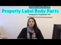 Properly Label Body Parts