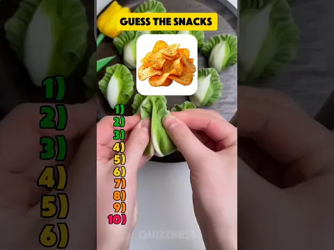 Can you guess these snacks by just their pic? #shorts #quiz