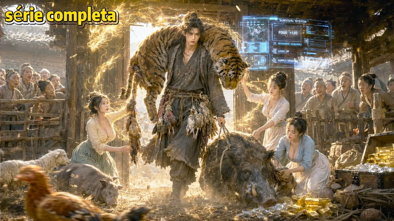 Jovem vai à era antiga, ganha 3 esposas e muda o destino com um sistema secreto! poster