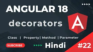 What are Decorators in angular Angular 18 Tutorial In Hindi Part 22