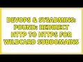 DevOps SysAdmins Pound redirect http to https for wildcard subdomains