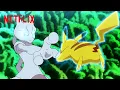 Download Lagu Ash \u0026 Goh Battle Mewtwo | Pokémon Journeys: The Series | Netflix Family