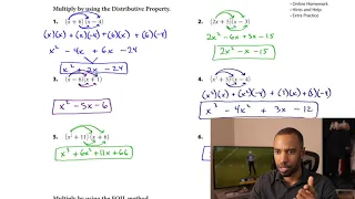 Multiplying Polynomial Expressions by Polynomials practice problems