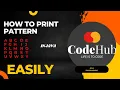 How to solve Alphabetical pattern in java How to Print 5 X 5 alphabhets pattern in java