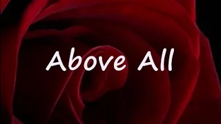 above all by michael w smith lyrics