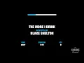 The More I Drink in the Style of "Blake Shelton" with lyrics (no lead vocal)