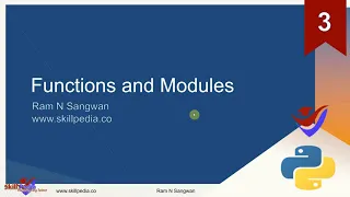 Python Functions and Modules python3 tutorial for beginners Python Programming