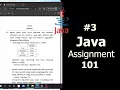 3 JAVA Assistant 101 from the beginning NIT 3220 Question 2 - explanation IT Park