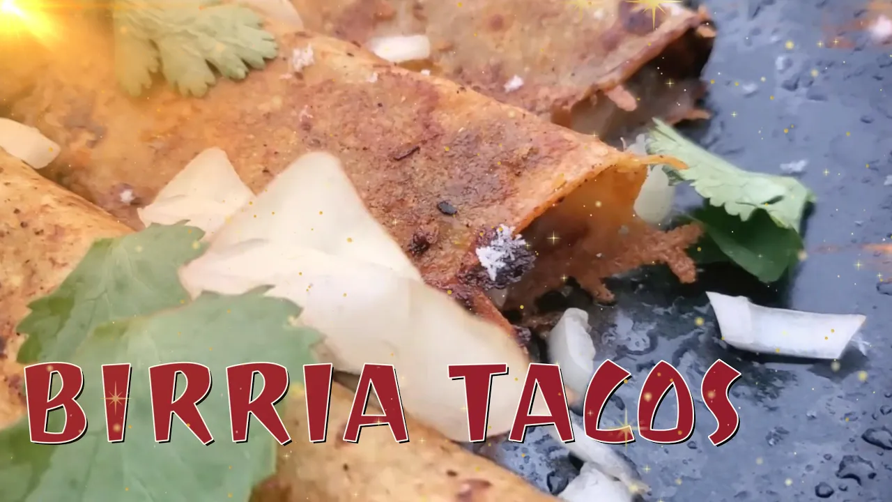 Beef Birria Winter Tacos Party Up