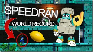 Megaman 11 Demo Block Man Speedrun WORLD RECORD 